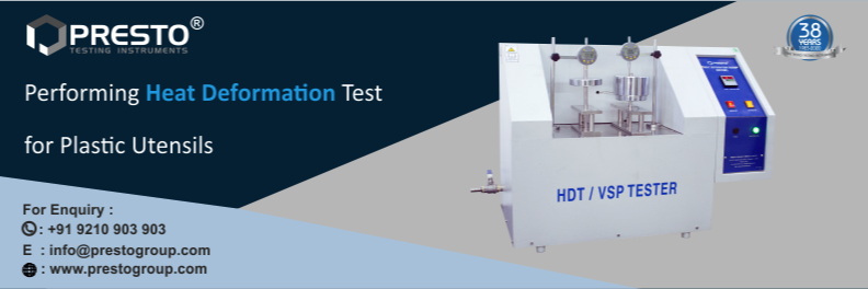 Performing Heat Deformation Test for Plastic Utensils